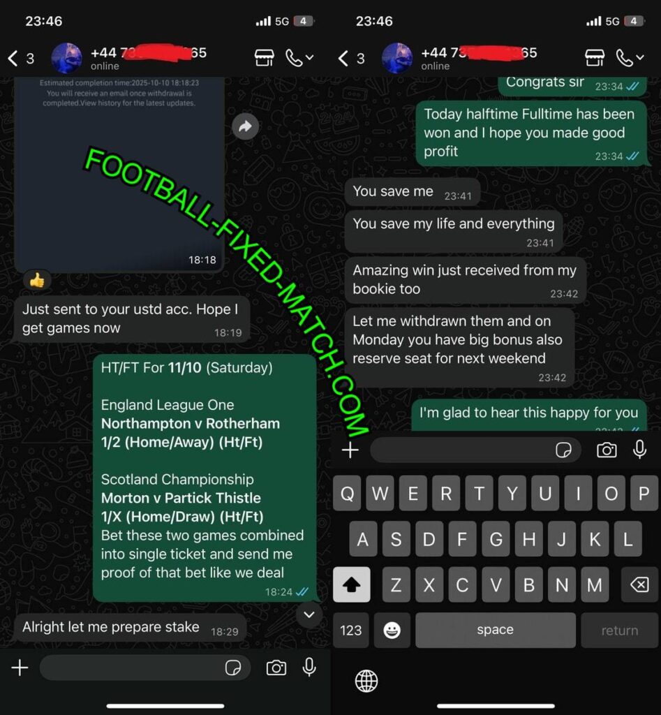 WHATSPAP FOOTBALL BETTING TIP HTFT