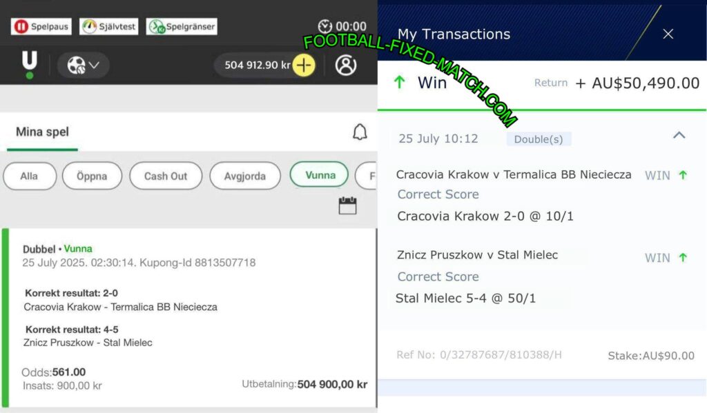 ladbrokers correct score fixed matches