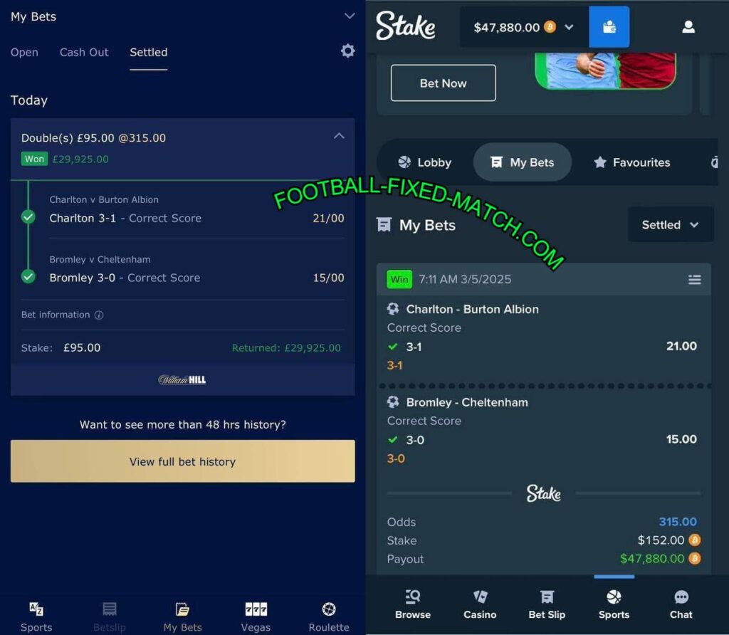 william hill correct score fixed betting tips