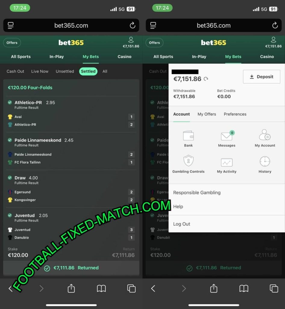FOOTBALL VIP FIXED MATCHES TIPS 1X2