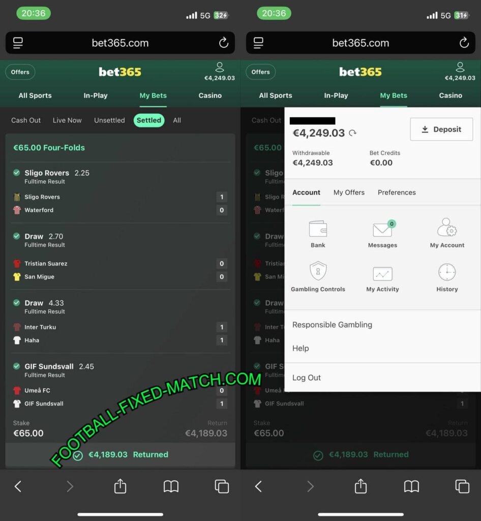 FOOTBALL VIP FIXED TIPS 1X2
