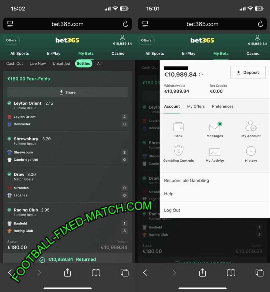 VIP FOOTBALL FIXED GAMES 1X2 TIP