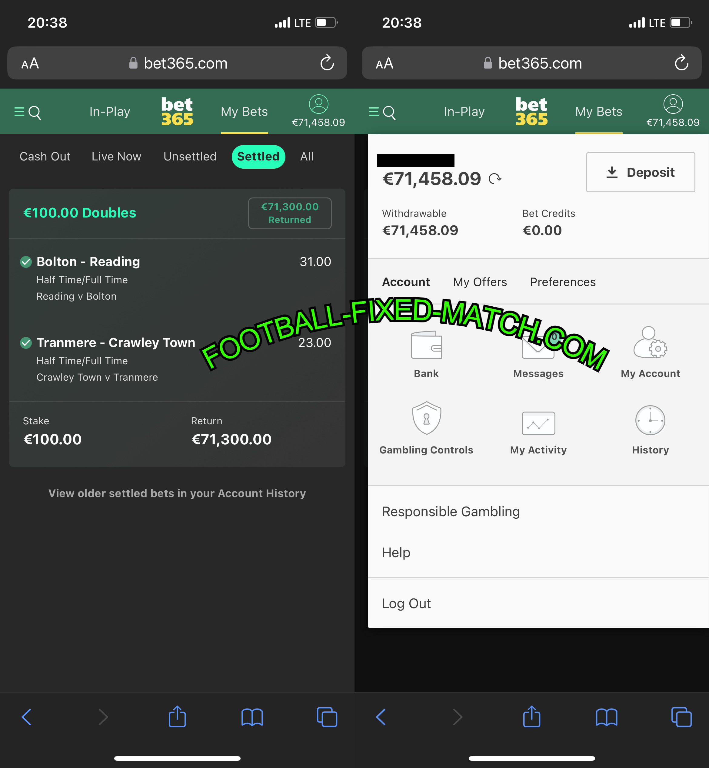 FOOTBALL HT FT FIXED MATCHES DOUBLE