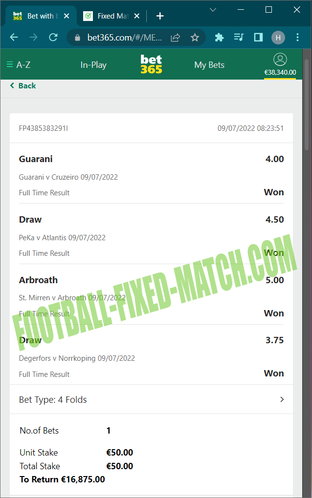 STRONG FIXED MATCHES