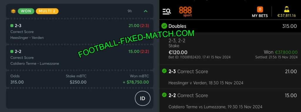 888 SPORT FOOTBALL FIXED MATCH