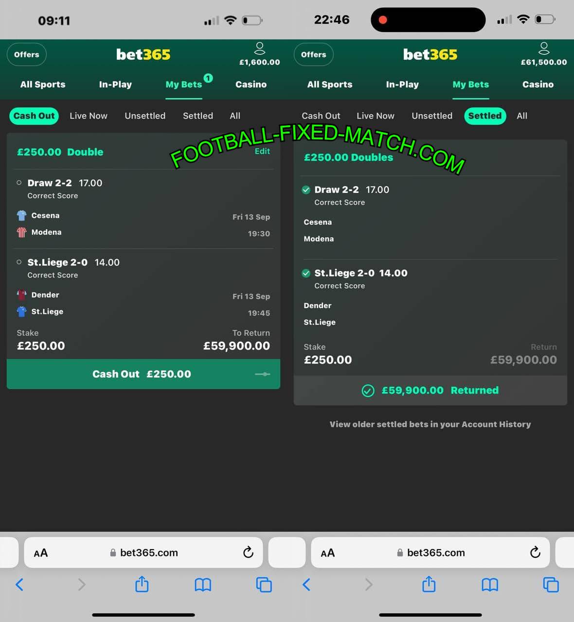 FOOTBALL FIXED BET CORRECT SCORE TIPS