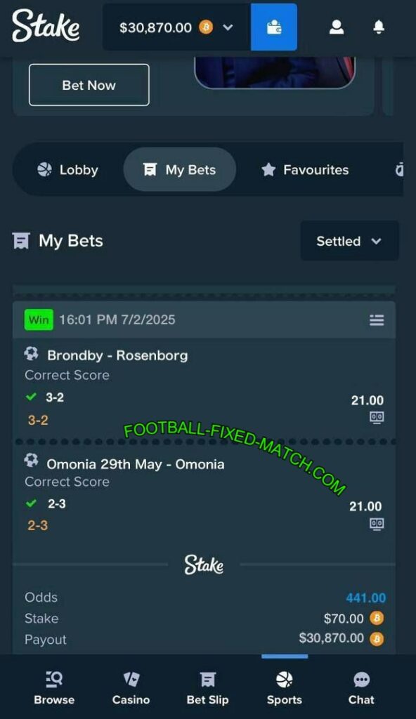 STAKE FOOTBALL FIXED BETTING ODDS