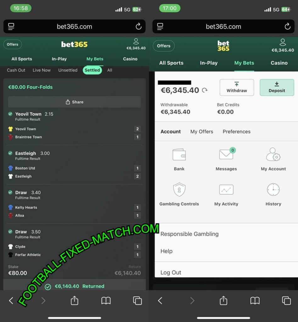 VIP FOOTBALL FIXED MATCHES 1X2