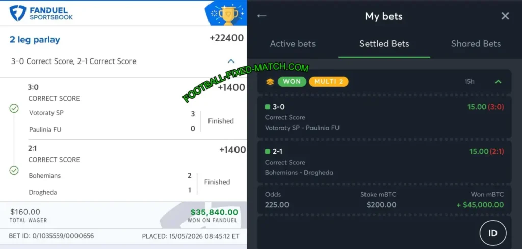 FANDUEL SPORTS CORRECT FIXED PREDICTIONS FANDUEL SPORTS CORRECT FIXED PREDICTIONS