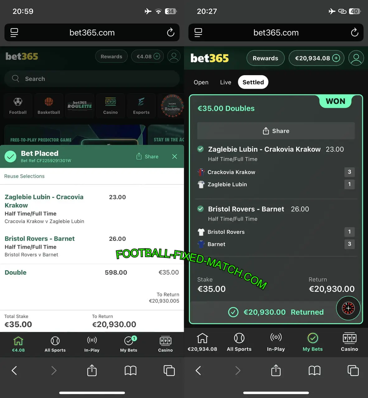 FOOTBALL BET365 FIXED MATHES HTFT FOOTBALL BET365 FIXED MATHES HTFT