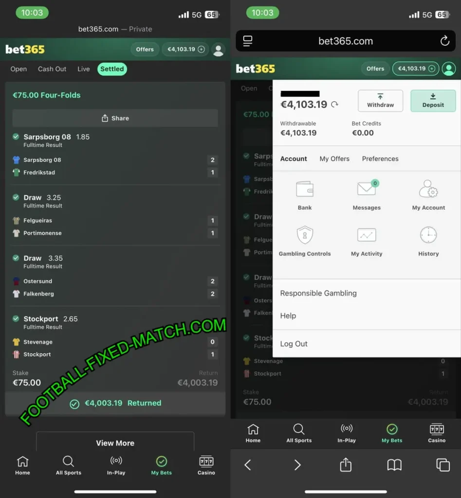FOOTBALL VIP FIXED TICKET 1X2 FOOTBALL VIP FIXED TICKET 1X2