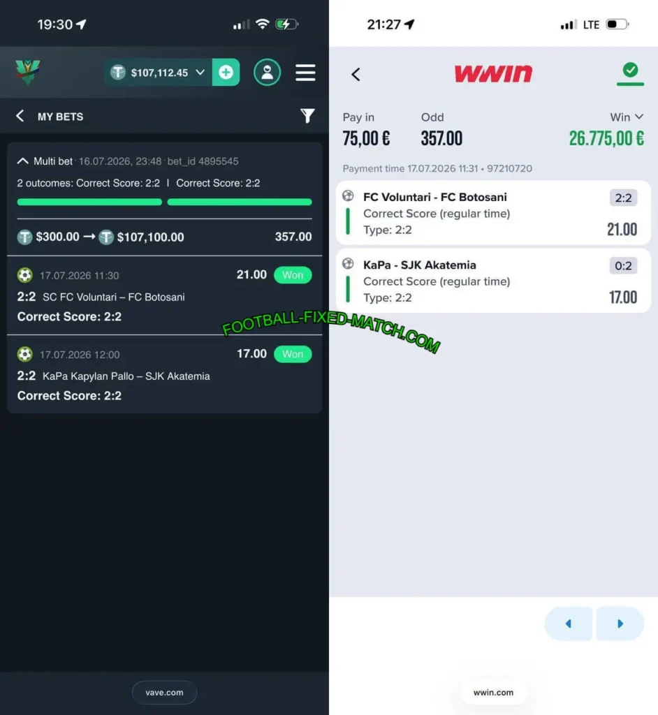 WWIN CORRECT SCORE BETTING MATCH WWIN CORRECT SCORE BETTING MATCH