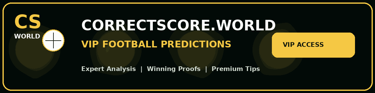 Correct Score bet predictions